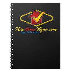 Viva Home Vegas (logo) Spiral Notebook
