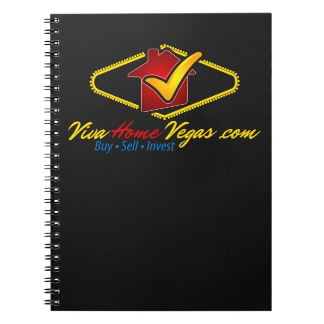 Viva Home Vegas (logo) Spiral Notebook (Front)