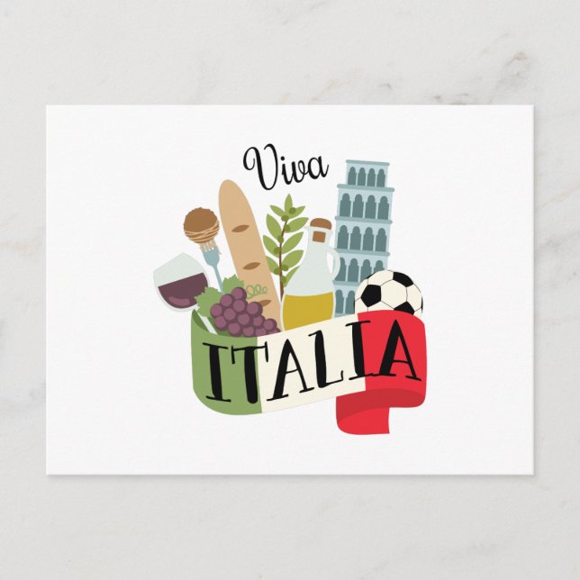Viva Italia Postcard (Front)
