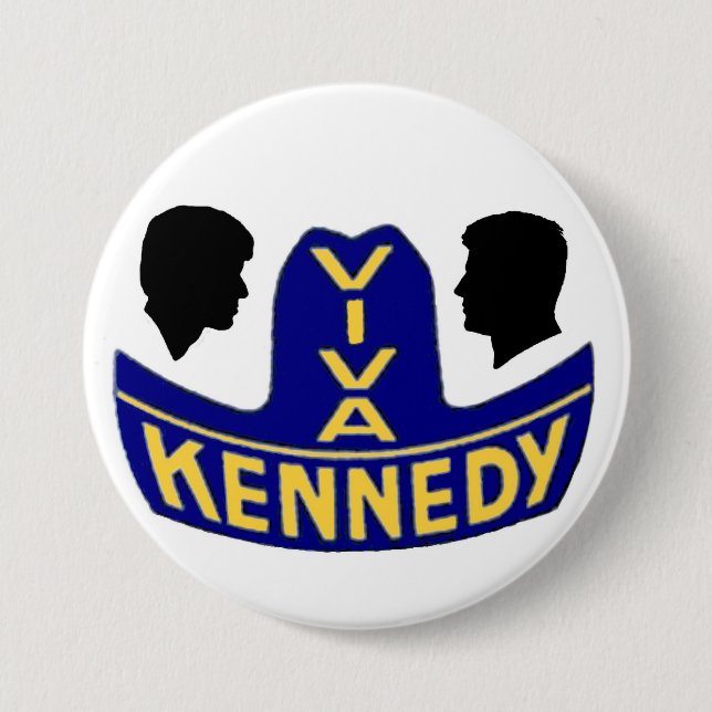 Viva Kennedy 7.5 Cm Round Badge (Front)