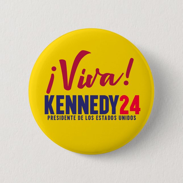 ¡Viva! Kennedy button (Front)