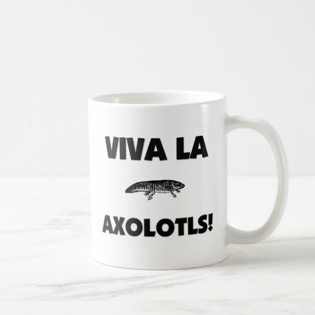 Viva La Axolotls Coffee Mug (Right)