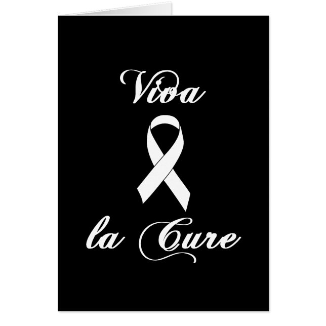 Viva la Cure - White Ribbon (Front)