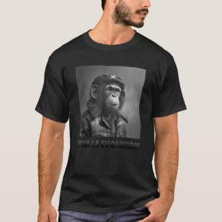 Viva La Evolucion Revolution Monkey Nerd T-Shirt