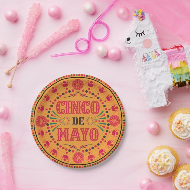 Viva la Fiesta Paper Plate (Party)