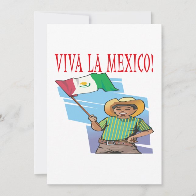 Viva La Mexico Invitation (Front)