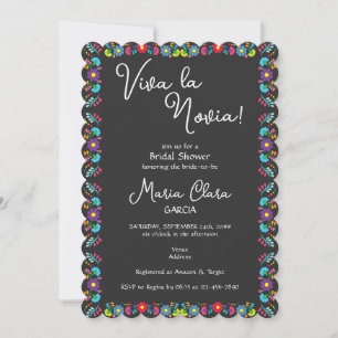 Viva la Novia Mexican Despedida Bridal Shower Invitation