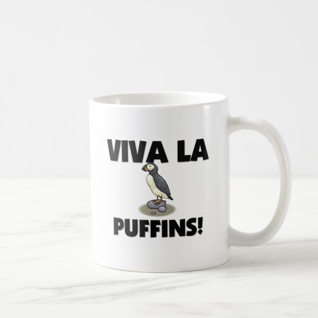 Viva La Puffins Coffee Mug (Right)