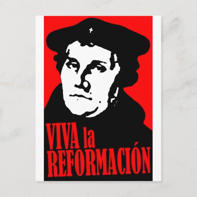Viva la Reformacion LUTHER Postcard (Front)