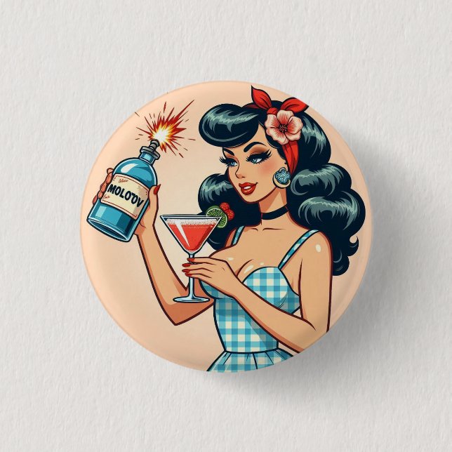 Viva la Resistance! 3 Cm Round Badge (Front)