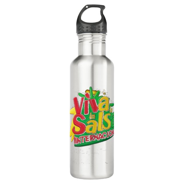 Viva la Salsa Internacional 710 Ml Water Bottle (Front)