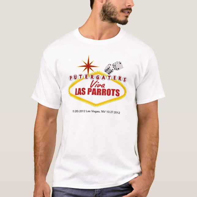 Viva Las Parrots T-Shirt (Front)