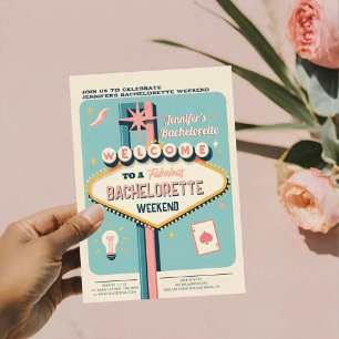 Viva Las Vegas Bachelorette Weekend Invitation