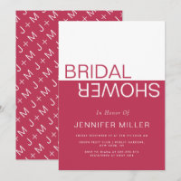 Viva magena color block wedding bridal shower