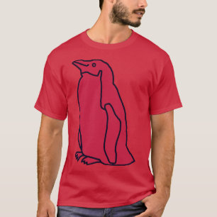 Viva Magenta Colour of the Year 2023 Penguin T-Shirt
