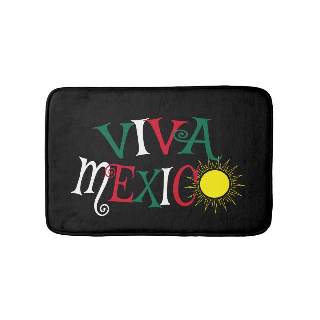 Viva Mexico Bath Mat (Front)