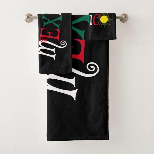 Viva Mexico Bath Towel Set (Insitu)