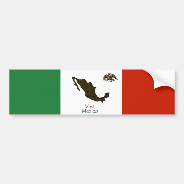 Viva Mexico bumper sticker (Front)