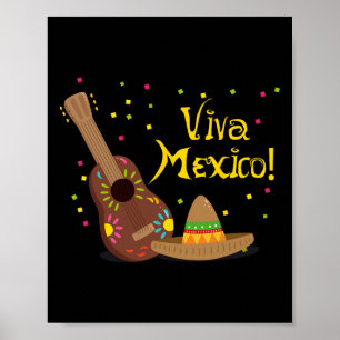 Viva Mexico! Fiesta Independence Day Party Mexican Poster