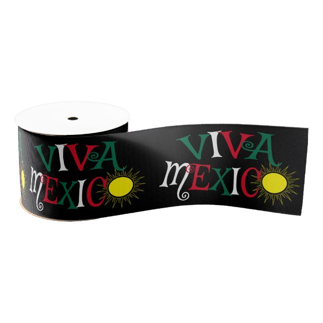 Viva Mexico Grosgrain Ribbon (Spool)