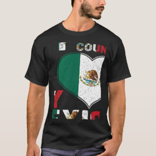 viva mexico heart flag Pride Independence Day 16 S T-Shirt