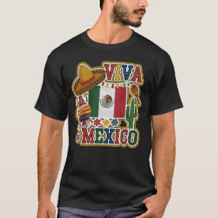 VIVA MEXICO Hispanic heritage and Mexican culture T-Shirt