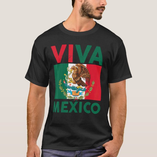 Viva Mexico Hispanic Mexican Flag Pride Women Kids T-Shirt (Front)