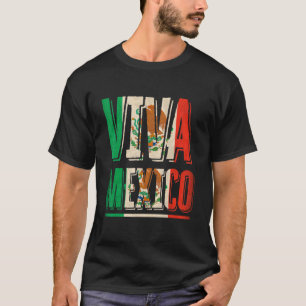 Viva Mexico Hispanic Mexican Heritage Eagle Mexico T-Shirt