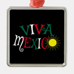 Viva Mexico Metal Tree Decoration