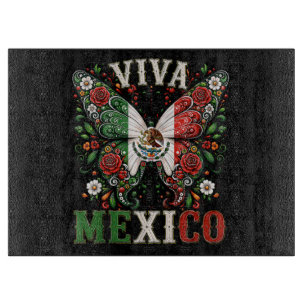 Viva Mexico Mexican Independence Day Fiesta Cutting Board