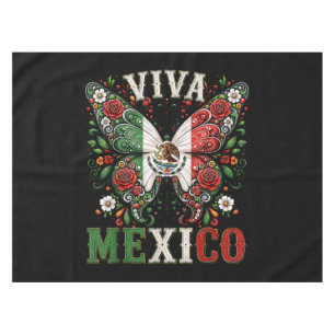 Viva Mexico Mexican Independence Day Fiesta Tablecloth