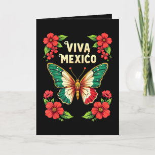 Viva Mexico Mexican Independence Day Holiday Card