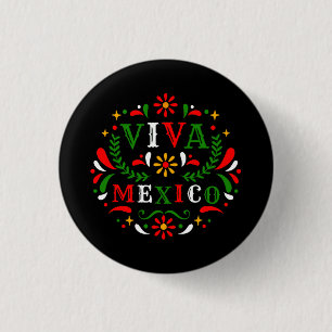 Viva Mexico Mexican independence day - I Love Mexi 3 Cm Round Badge