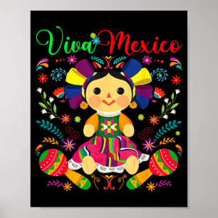 Viva Mexico Mexican Independence Day Love Mexico Poster