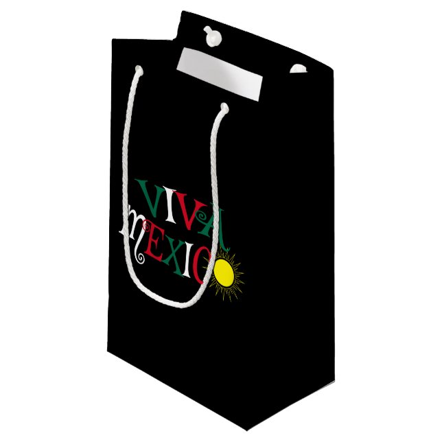 Viva Mexico Small Gift Bag (Front Angled)