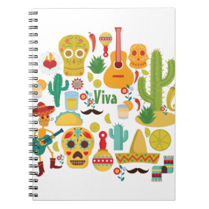 viva mexico spiral notebook