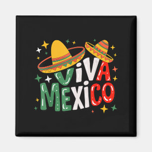 Viva mexico toddler girls boys mexican flag magnet