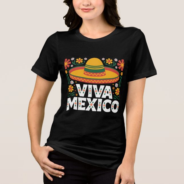 Viva Mexico Tri-Blend Shirt (Front)