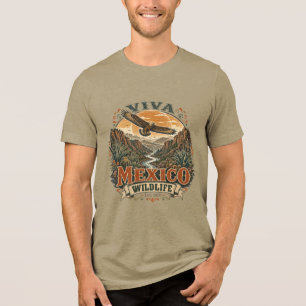 Viva Mexico Wildlife Vintage Eagle Tee