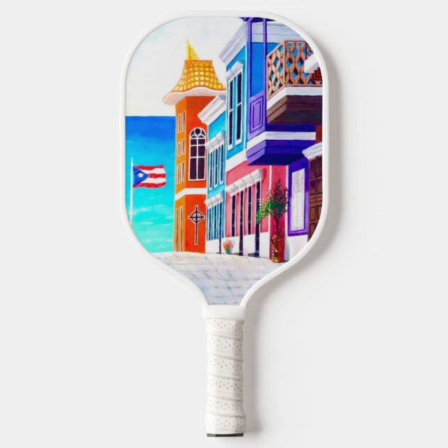 ¡Viva Puerto Rico! Pickleball Paddle (Front)