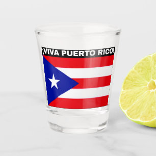 VIVA PUERTO RICO SHOT GLASS