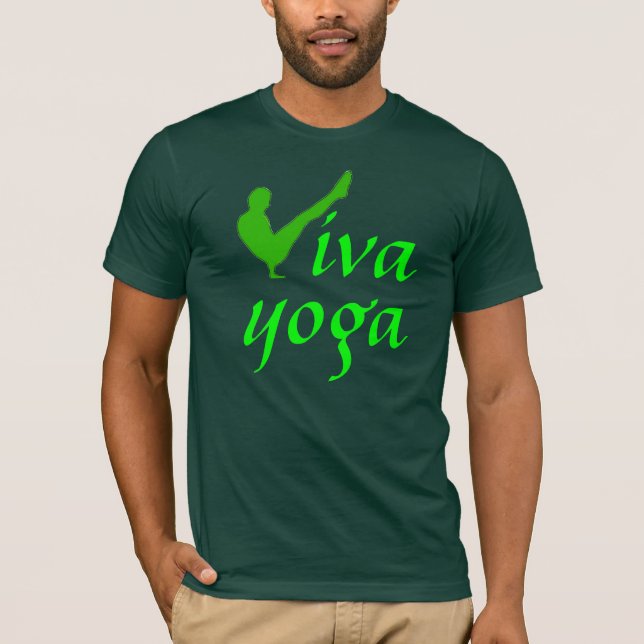 Viva Yoga - Men's Fitted T-Shirt (Front)