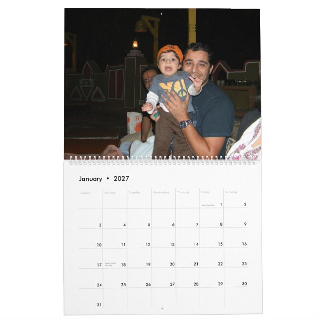 Vivaan US Calendar (Jan 2027)