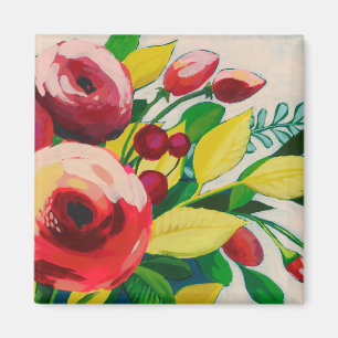 Vivacious Blooms Magnet