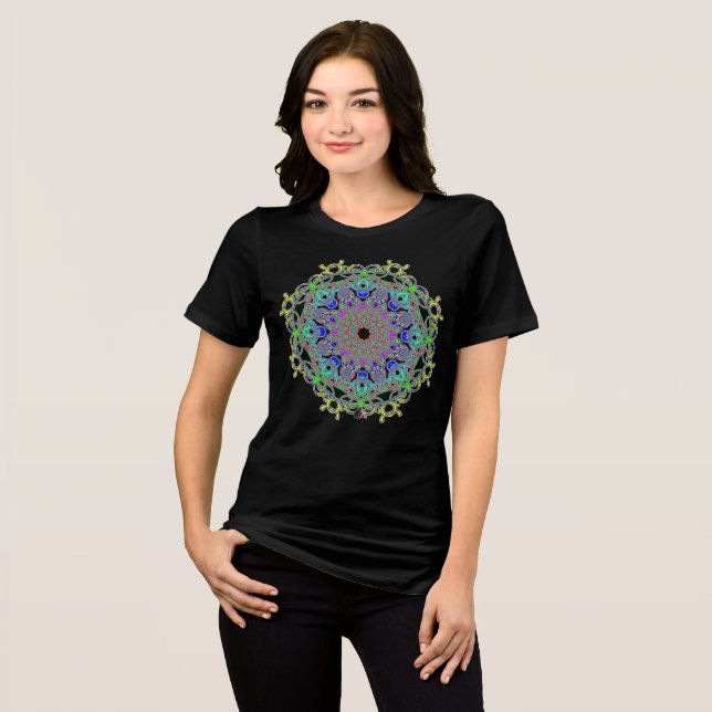 Vivacious Spectra Glyph Tri-Blend Shirt (Front Full)