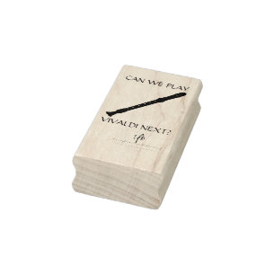 Vivaldi Next? Recorder Small Rubber Stamp