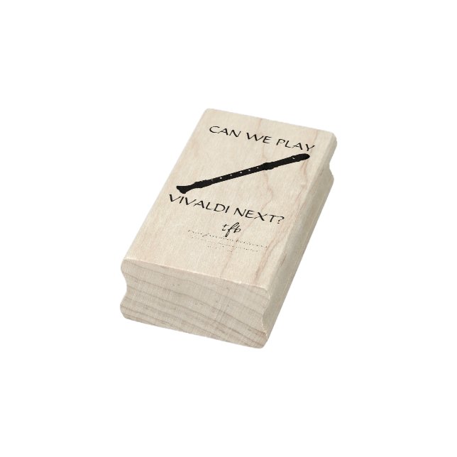 Vivaldi Next? Recorder Small Rubber Stamp (Stamp)