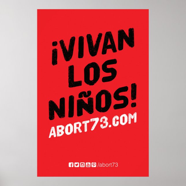 ¡Vivan los Niños! Poster (Abort73.com) (Front)