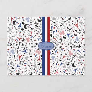 Vive la France Postcard