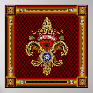 Vive la Louisiane louisiana Poster